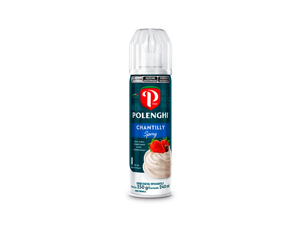 CHANTILLY SPRAY POLENGHI 250 G (CX 12 UN)